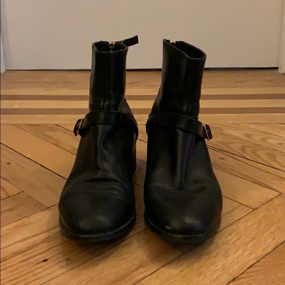 L.K. Bennett Black Leather Ankle Boots